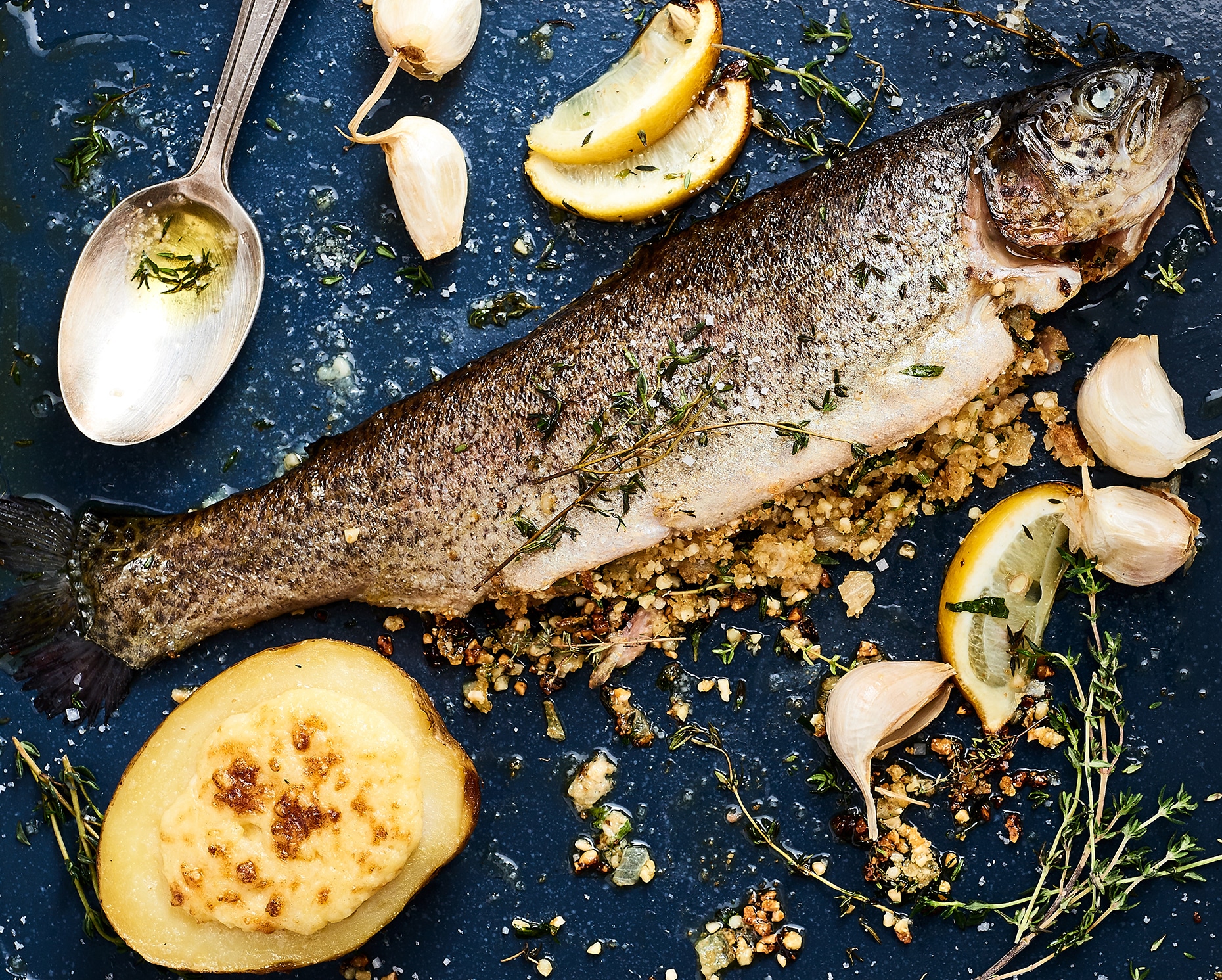 Recette Truite Entière Au Four Pomme De Terre www.atelierpoisson.fr