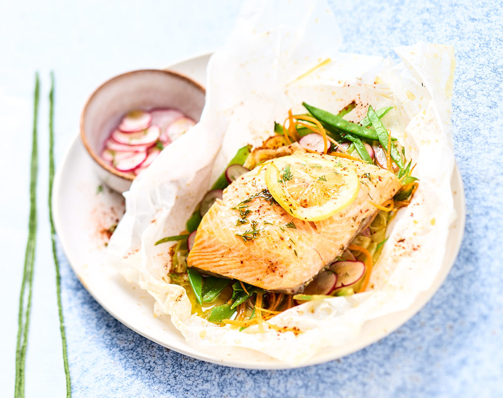 Temps De Cuisson Truite Au Four En Papillote Recette Papillote de truite aux légumes printaniers