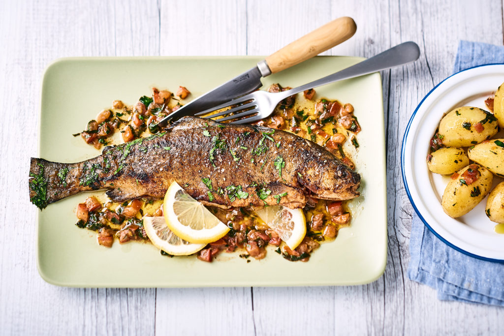 Recette Truite façon meunière Recette Truite façon meunière